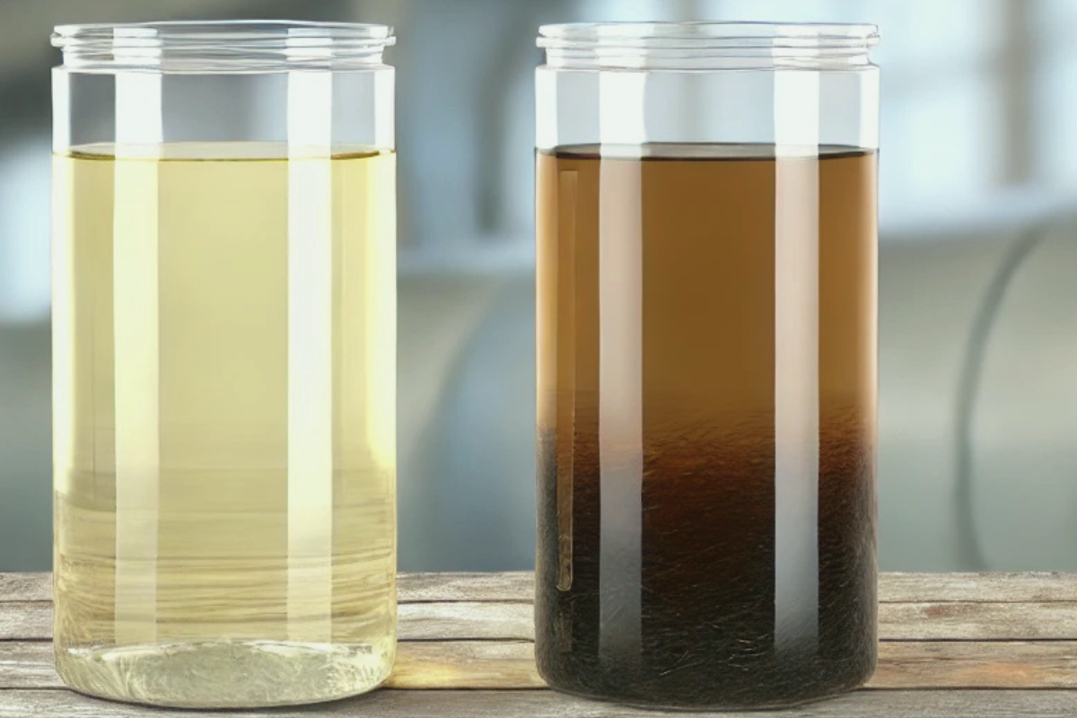 Clean vs Dirty Transformer Oil
