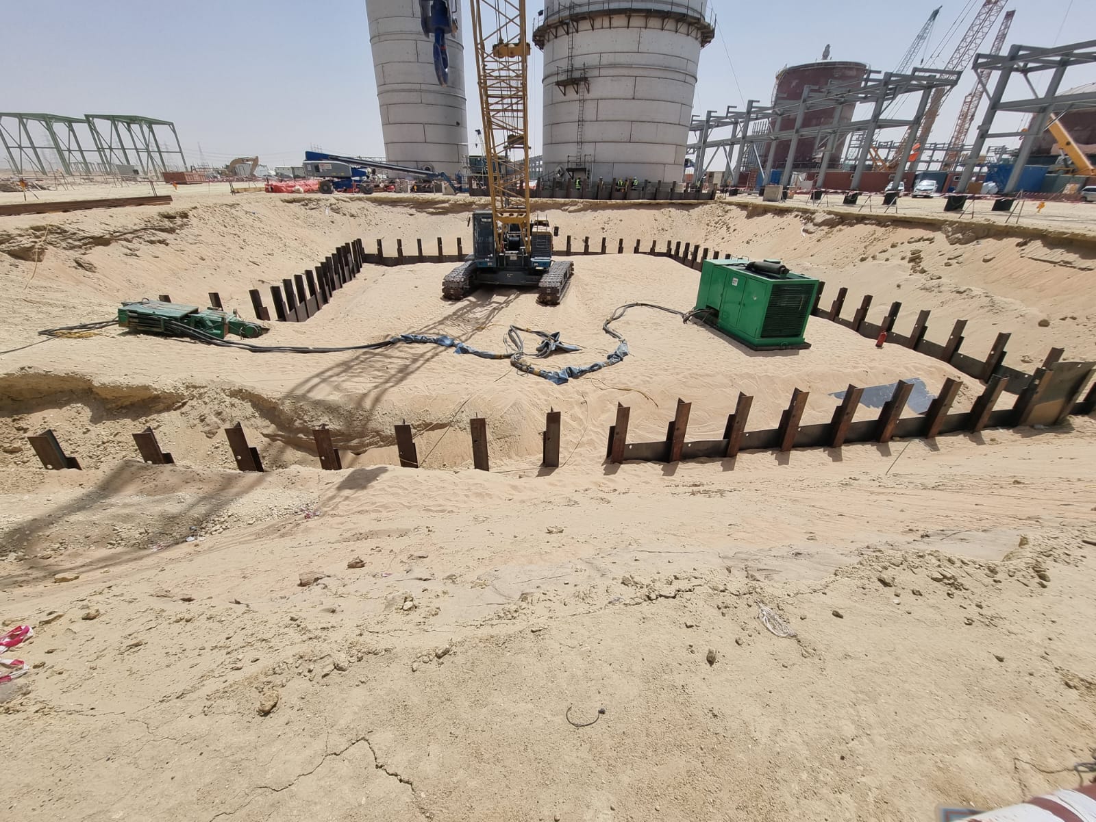 Drilling for Foundation in Saudi Arabia