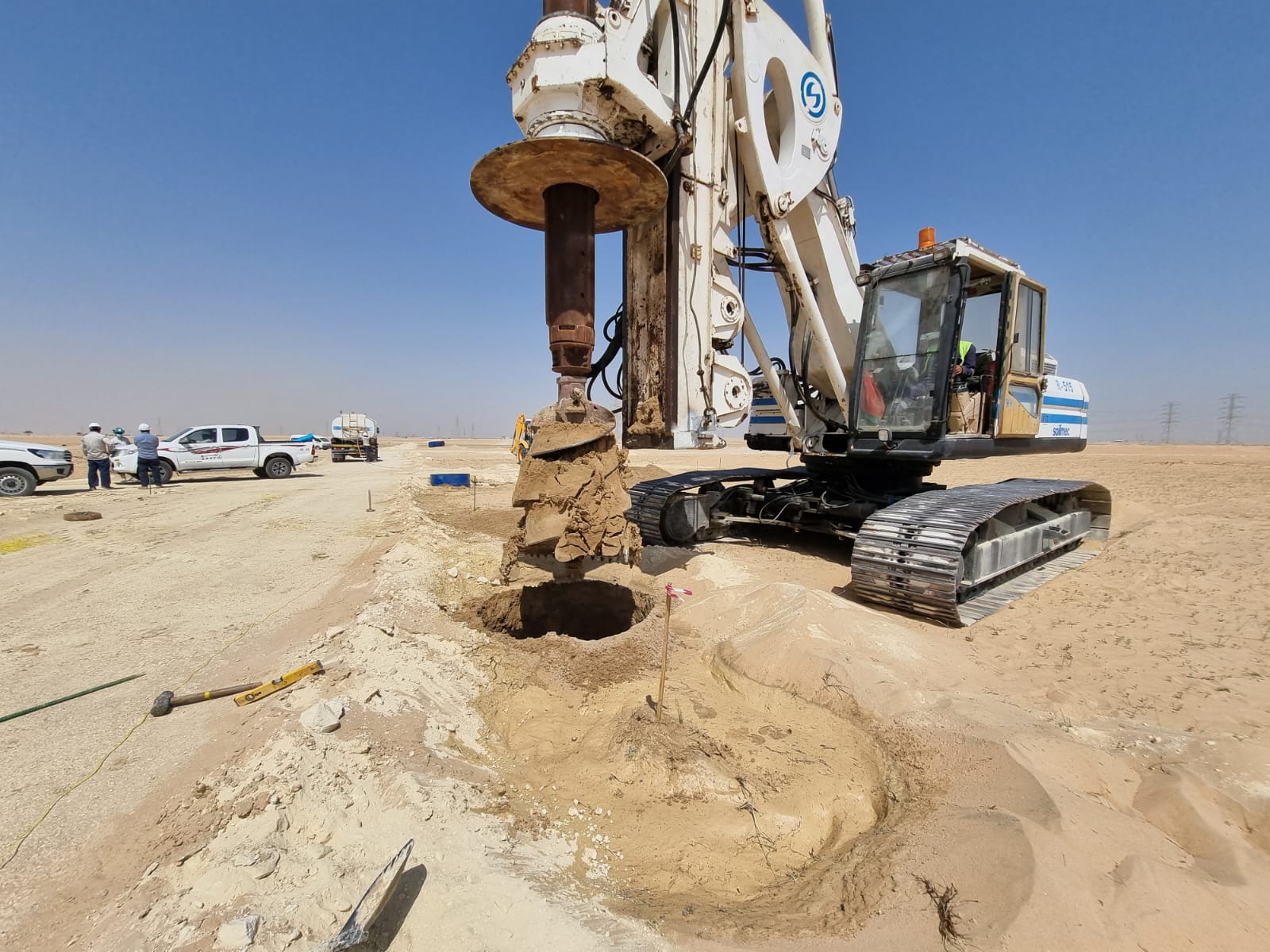 Piling for Transmission Lines Foundation